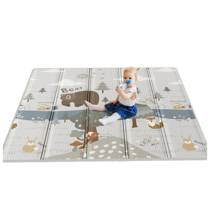 Fodoss Baby Play Mat, 59x71inch Play Mat, 0.4 in Thick Foam Play Mat, Waterproof,Free from BPA, PVC, Phthalates, Playmat for Babies, Foldable Play Mat forBabies, Large Infant Playmat