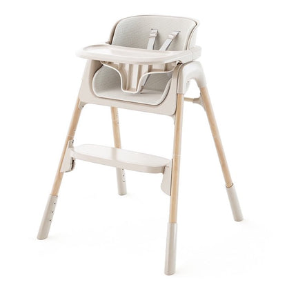 4-in-1 Baby Feeding Chairs with Detachable Dishwasher Tray for Babies and Toddlers Easy Clean High Chair Beige