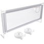 Fodoss Toddler Bed Rail 78.7in – Long Safety Bed Guard for Kids – 30 Height Adjustable for Queen & King Beds Includes 2 Secure Straps (1 Pack)
